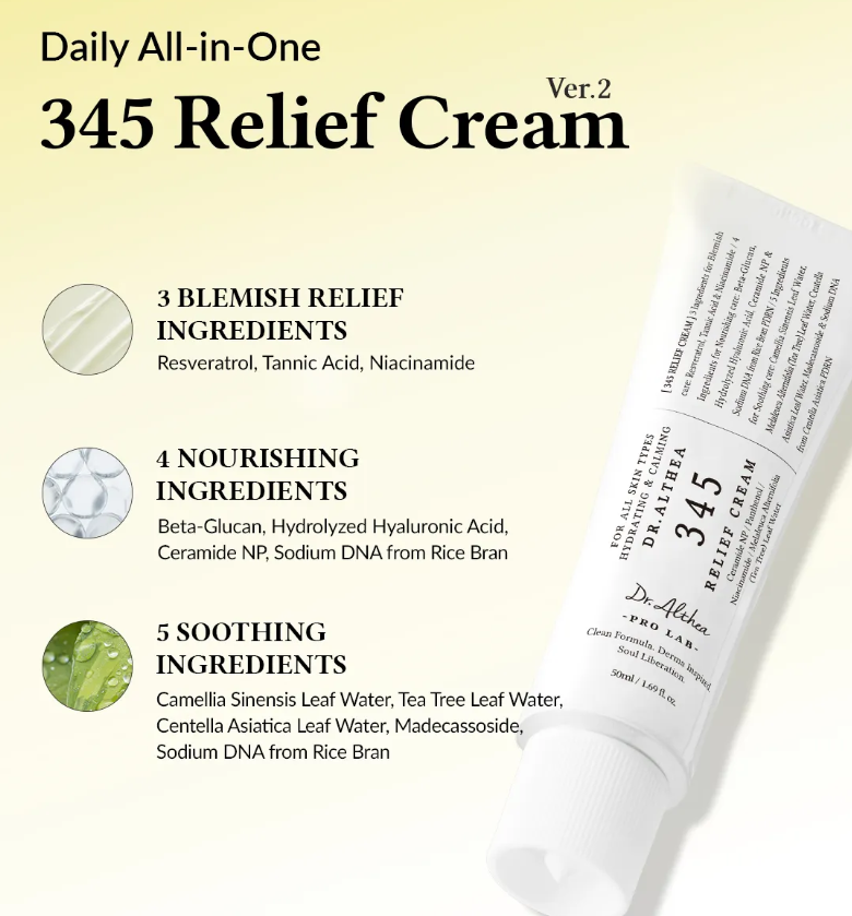 Dr. Althea 345 Relief Cream 50mL